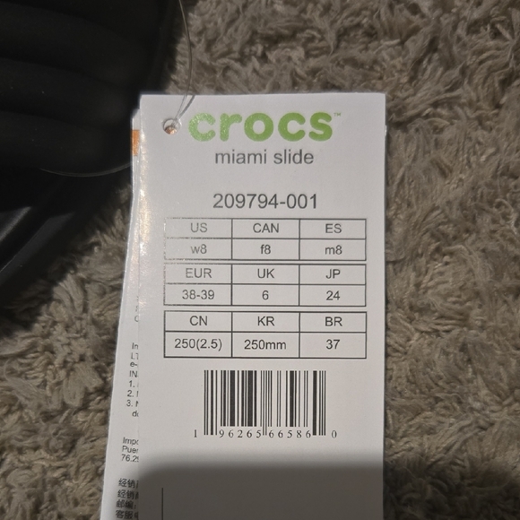 CROCS Miami Slide Sandals - Picture 2 of 8